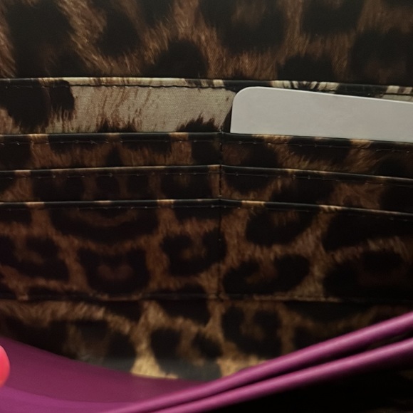 Jessica simpson quilted wallet clutch purple - Picture 4 of 4